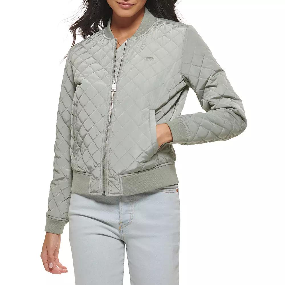 Women's Levi's® Diamond Quilted Bomber Jacket,  Product Image