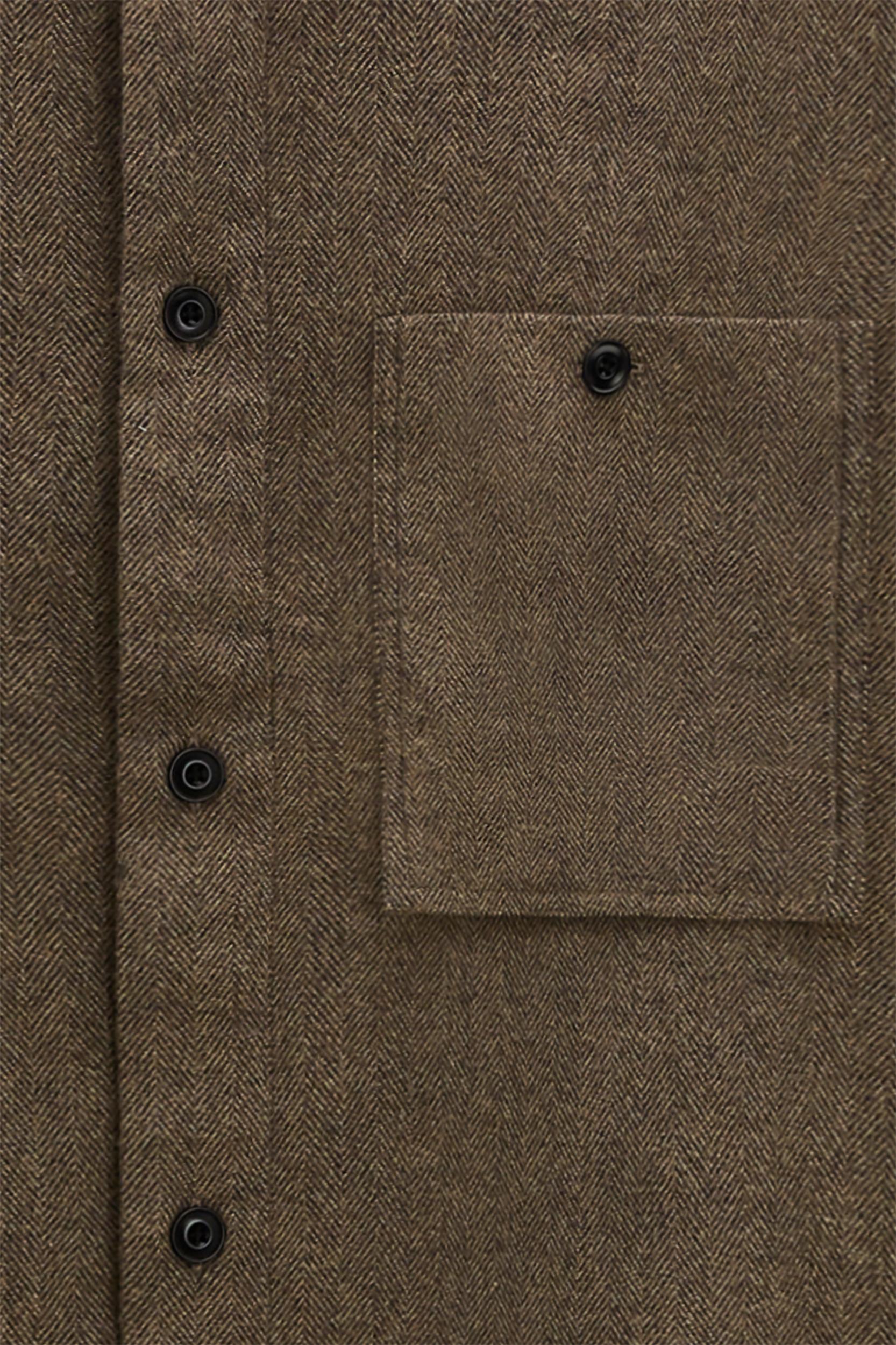 Archive Brushed Form Overshirt. Product Image