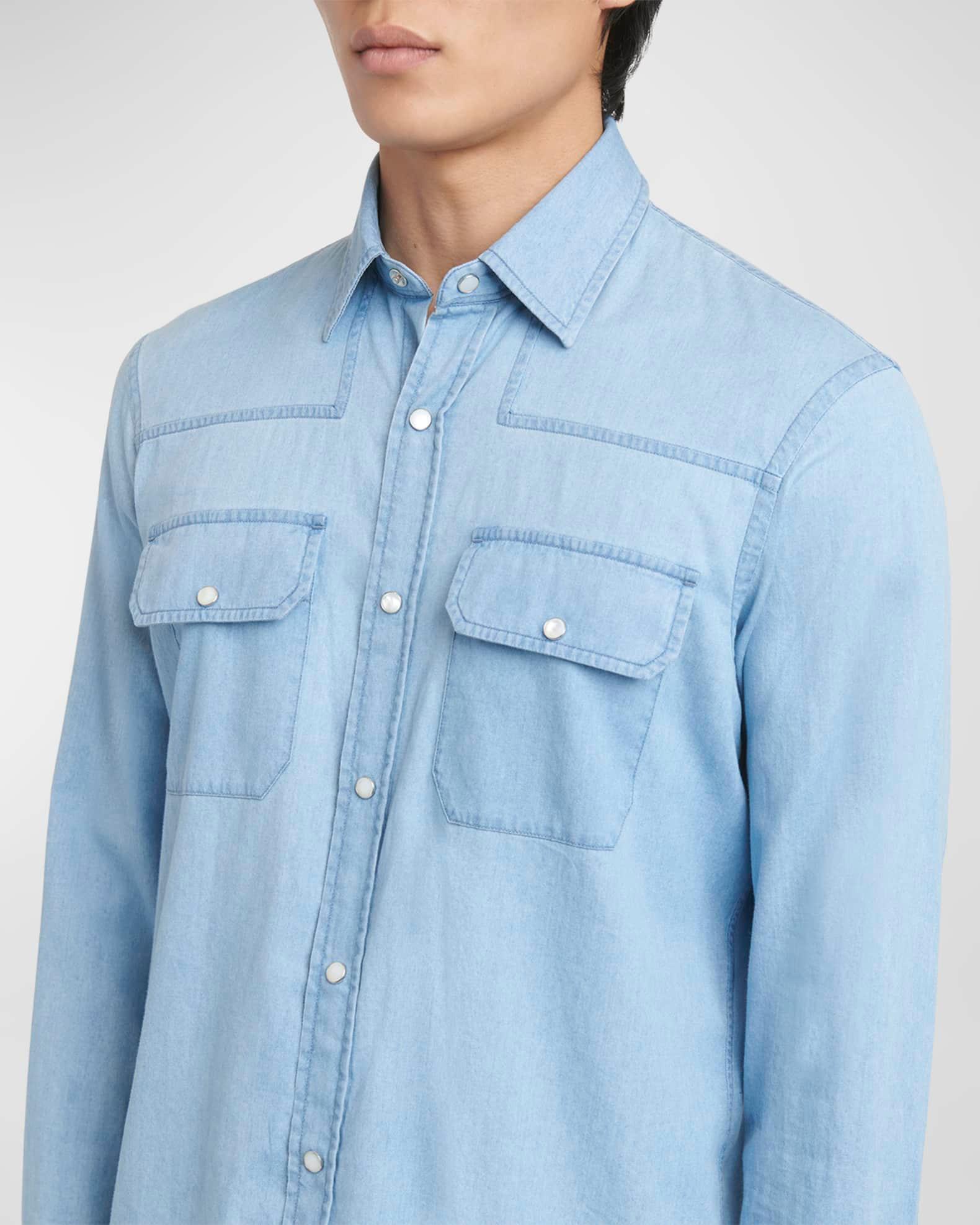 Men's Cashco Denim Western Shirt Product Image