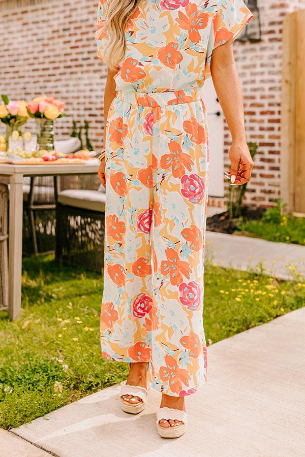 Happy Blooms High Waist Pants Product Image