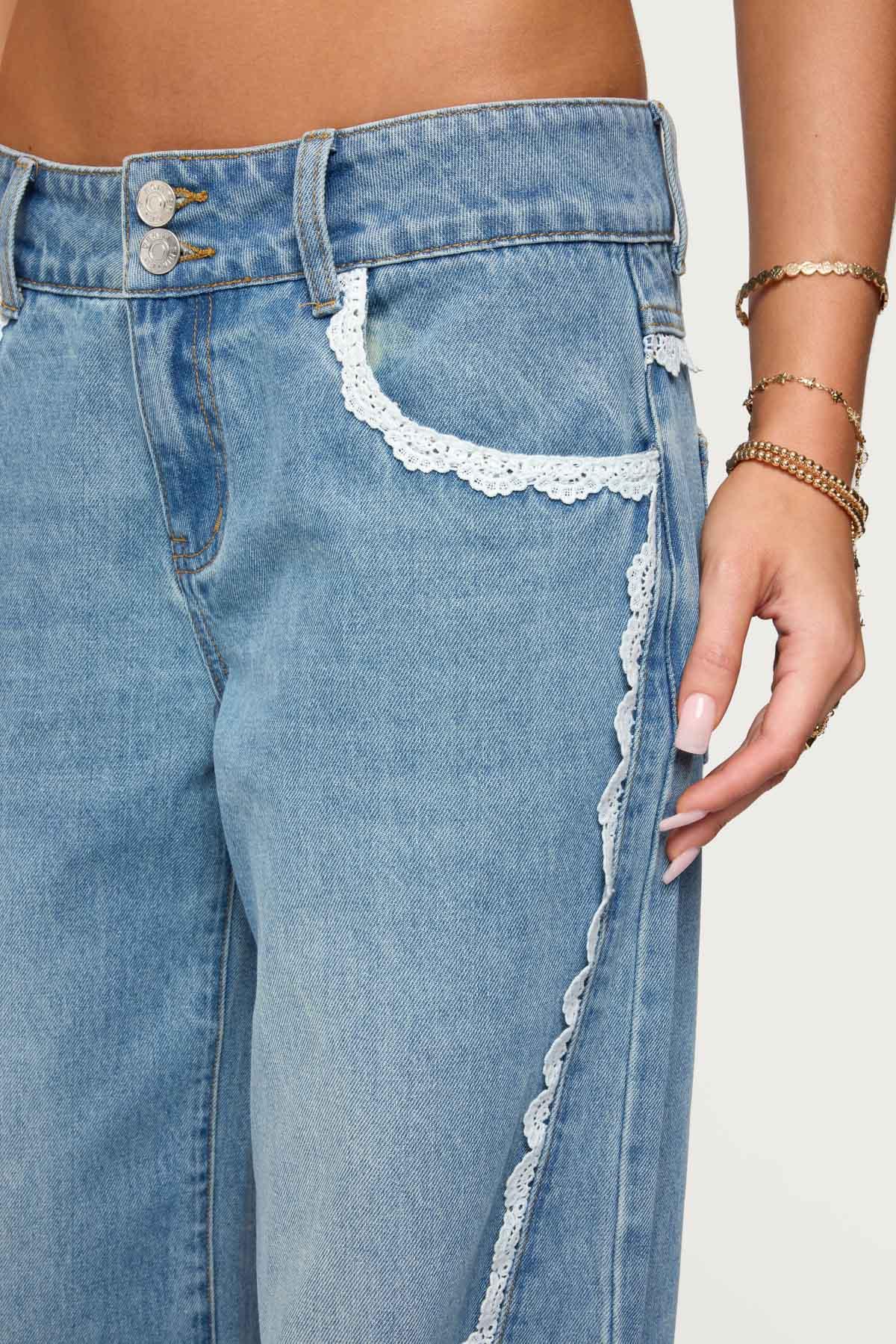 Alisha Lacey Low Rise Jeans Product Image