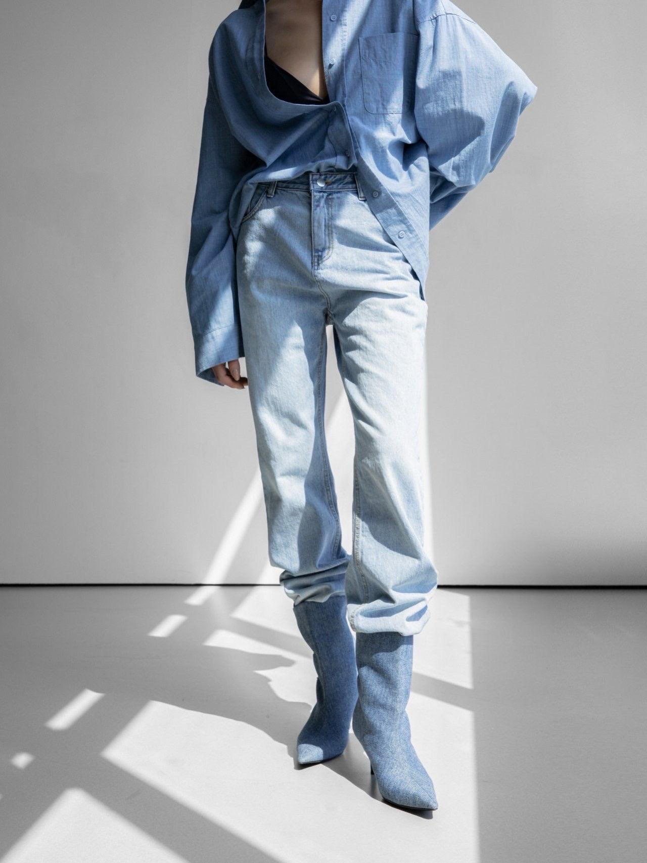 Slim Straight Leg Jeans Product Image