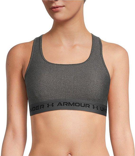 Under Armour Women's Armour® Mid Crossback Heather Scoop Neck Sports Bra Product Image