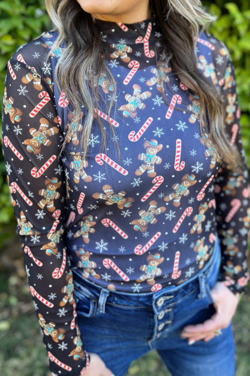 Sterling Kreek Candy Cane Kreek Mesh Top* Product Image