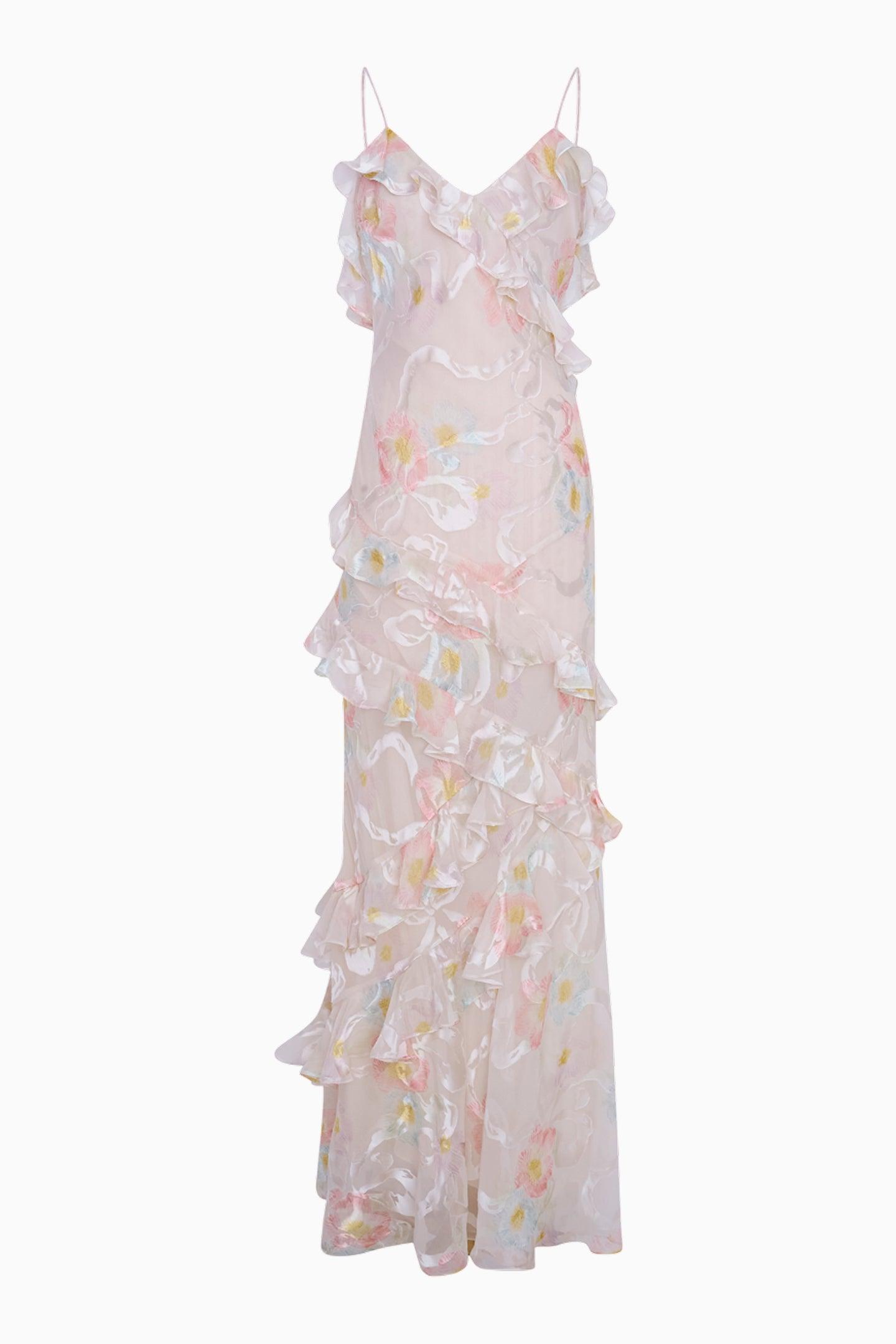Rialto Silk-Blend Maxi Dress Product Image