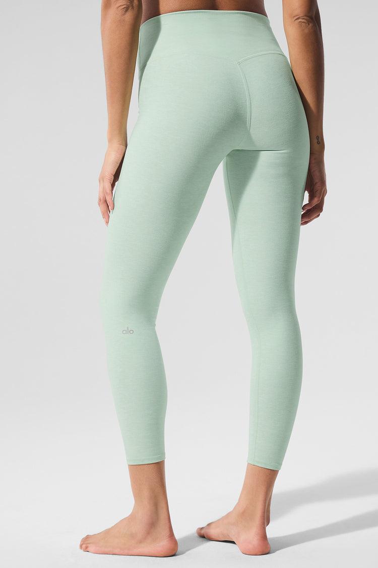 Alosoft High-Waist 7/8 Highlight Legging - Spearmint Heather Female Product Image