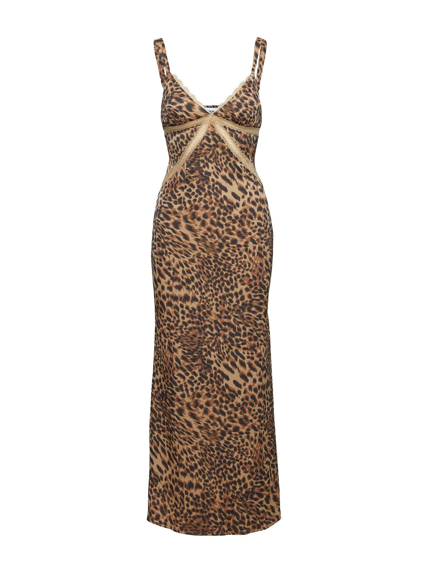 Sanctuary Maxi Dress Leopard Product Image
