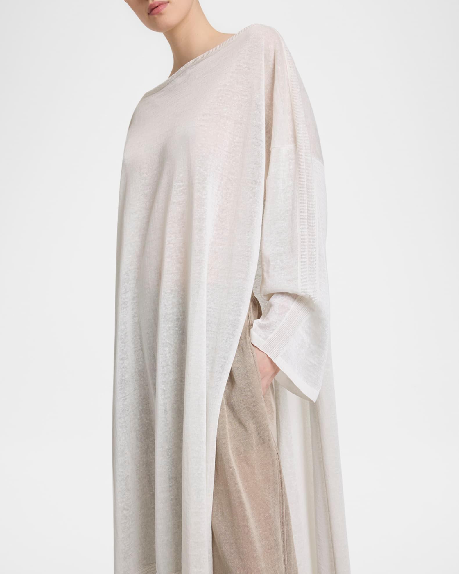 Silk Linen Tunic Dress Product Image