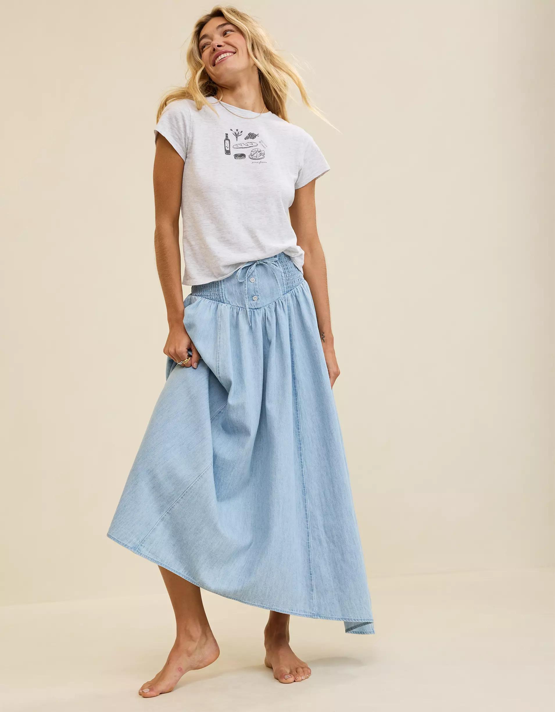 Aerie Corset Maxi Skirt Women's Product Image