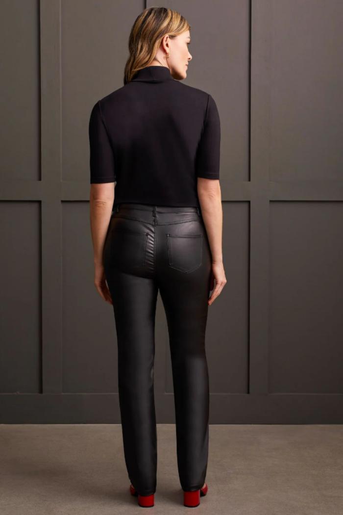Coated Straight Leg 5 Pocket Pants Product Image