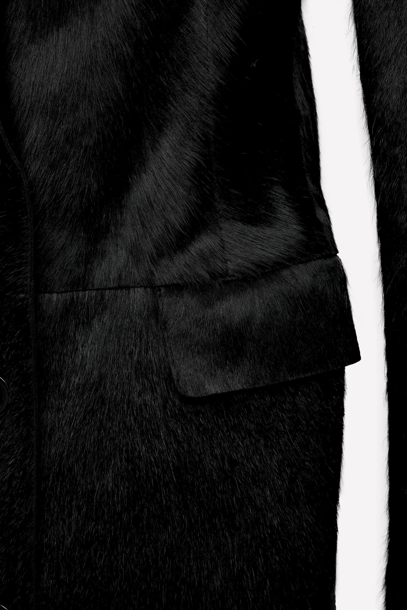 TAILORED LEATHER COAT WITH FUR LUDOVIC DE SAINT SERNIN x ZARA Product Image