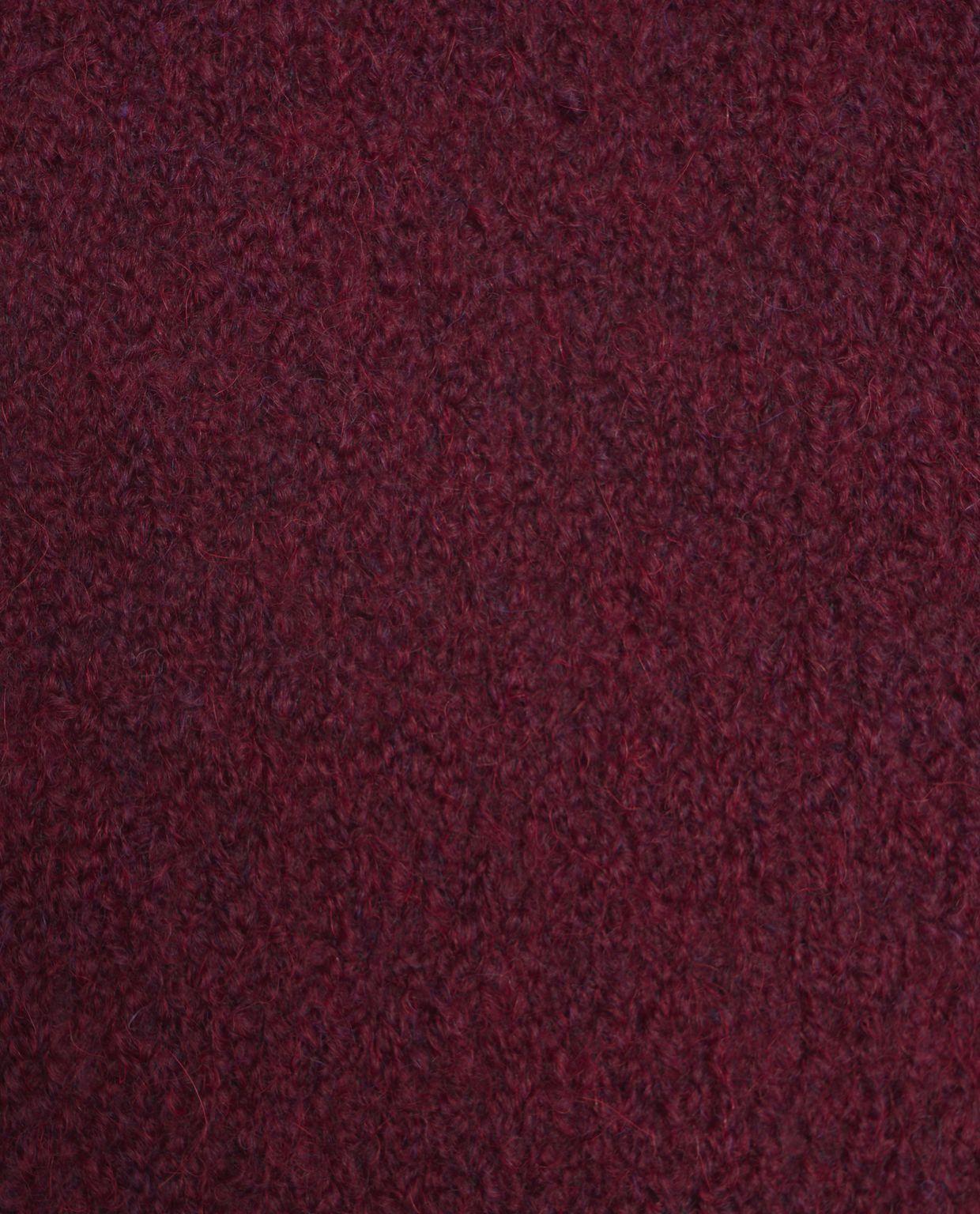 Knit sweater with stand-up collar Product Image