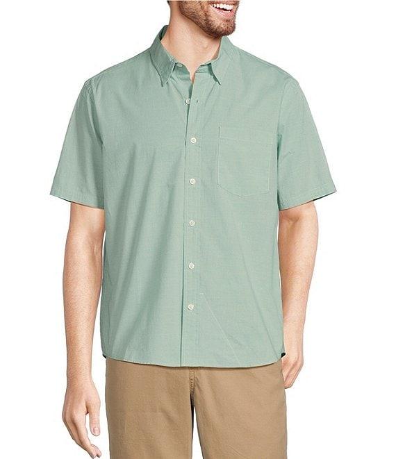 L.L.Bean Comfort Performance Stretch Solid Short Sleeve Woven Shirt Product Image