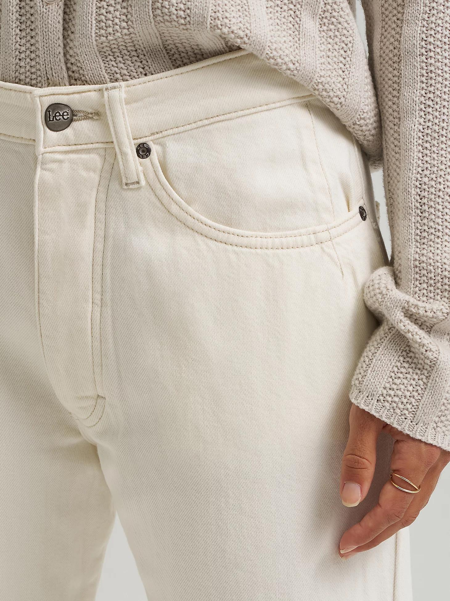 Women's Loose Crop Button-Fly Jean | Women's Capris & Crops | Lee® Product Image
