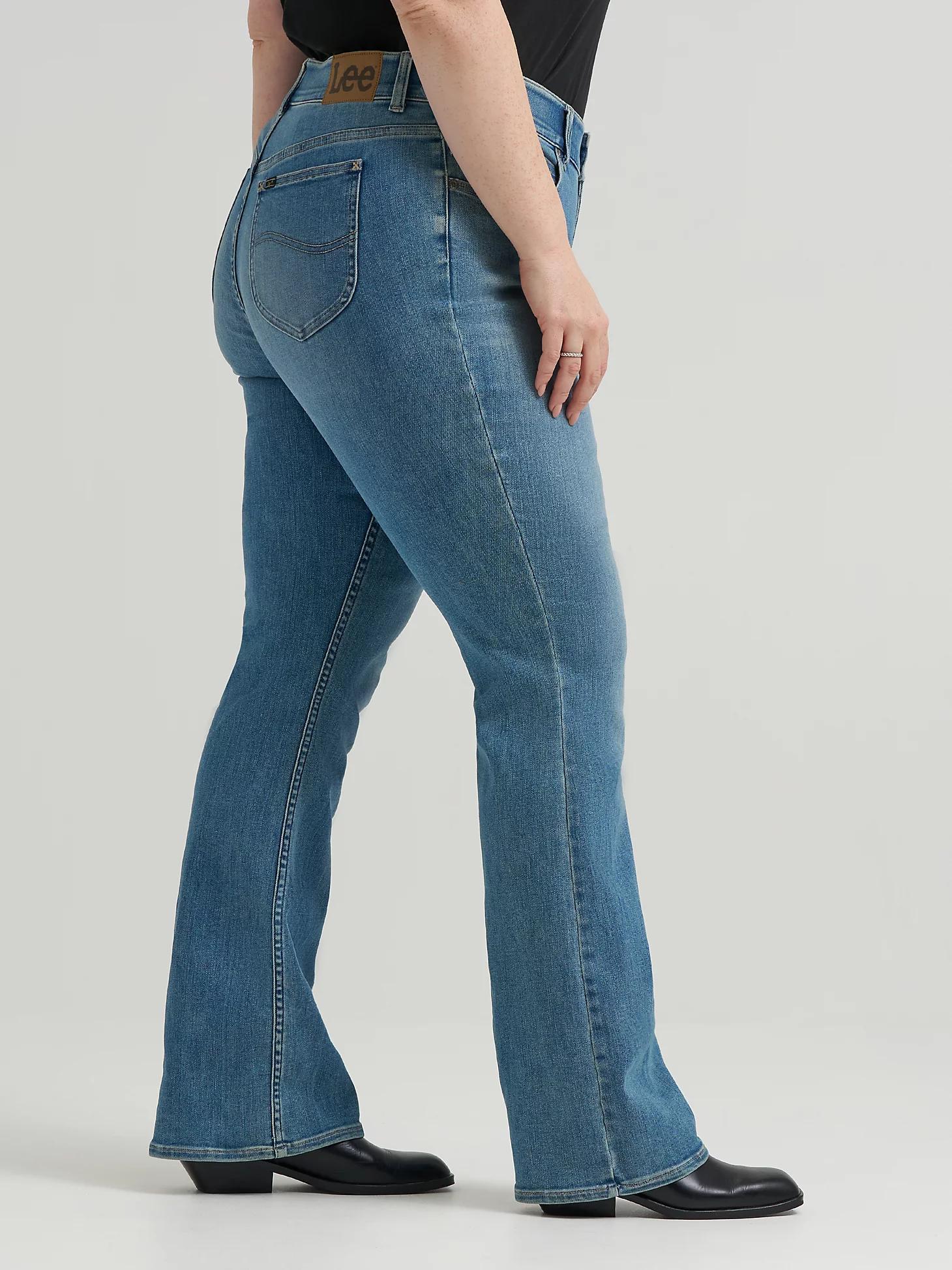 Women's Ultra Lux Comfort with Flex Motion Bootcut Jean (Plus) | Women's Jeans | Lee® Product Image