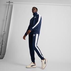 PUMA T7 ICONIC Men's Track Jacket in Dark Blue Product Image