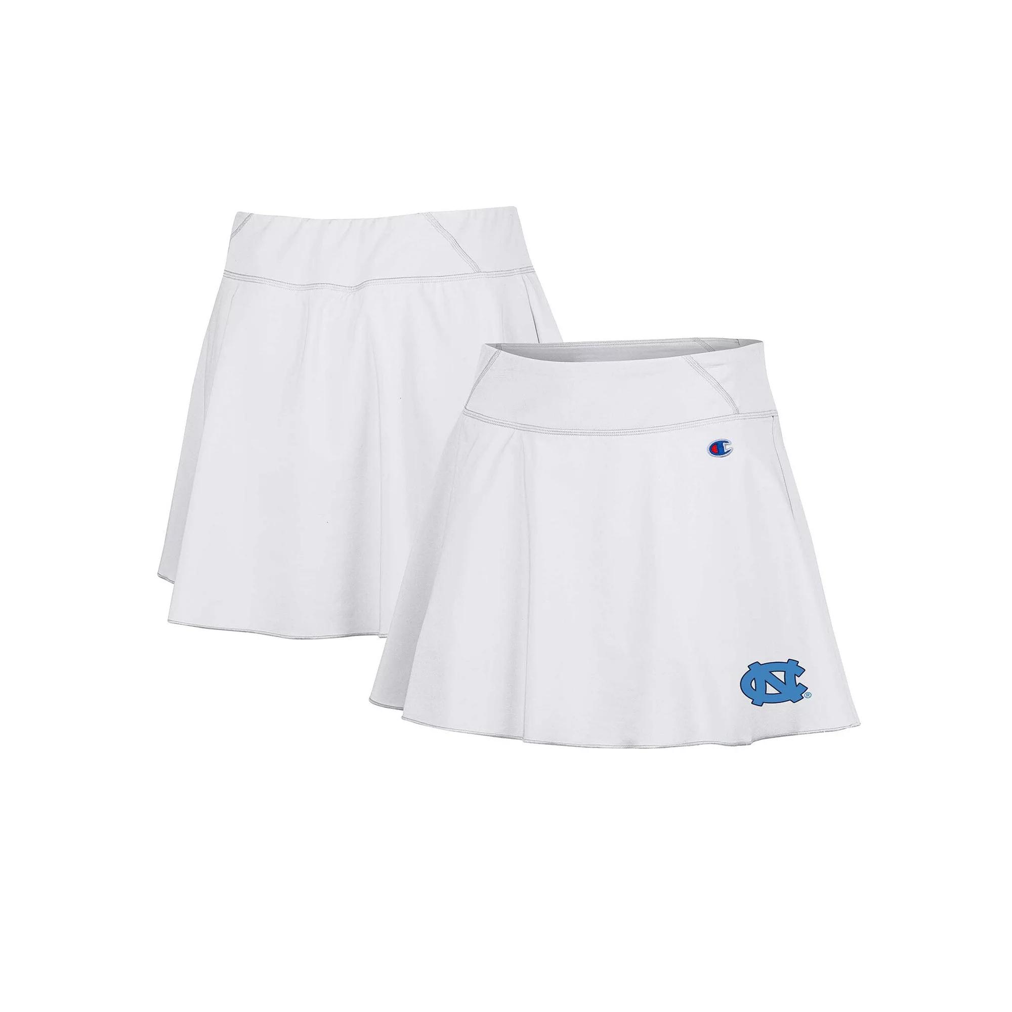 Women's Champion White North Carolina Tar Heels Tailgate Soft Touch Skort,  Product Image