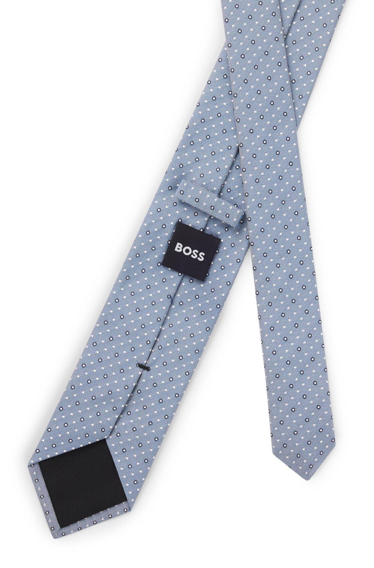Dot-motif tie in a silk blend Product Image