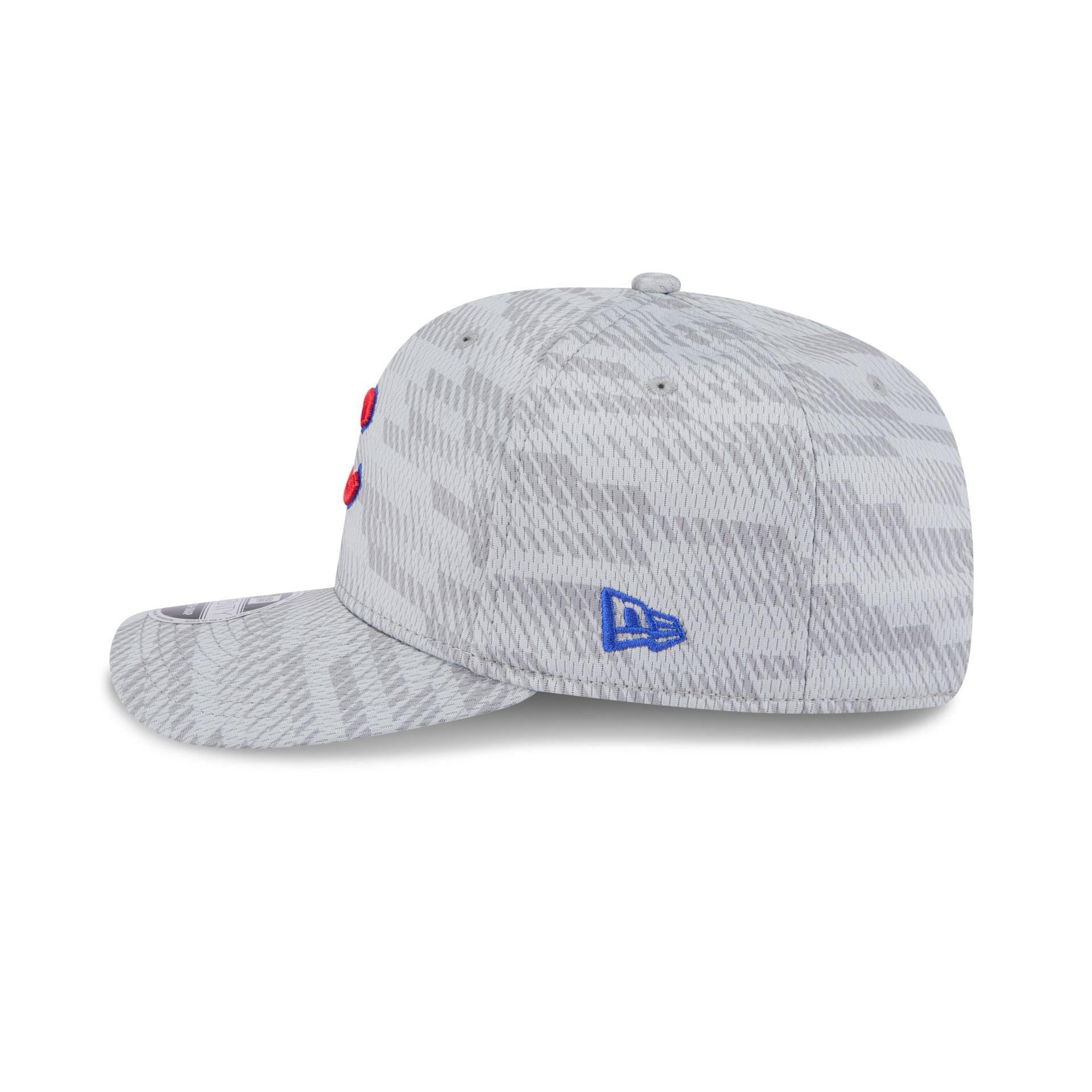 Chicago Cubs 2025 Clubhouse Gray 9SEVENTY Stretch-Snap Hat Male Product Image