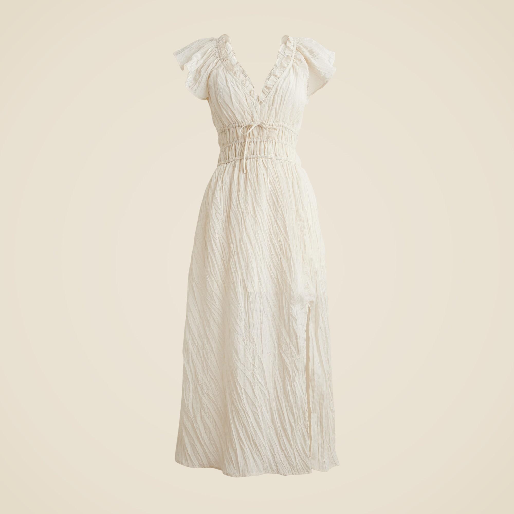 Palermo dress in viscose-blend crinkle Product Image