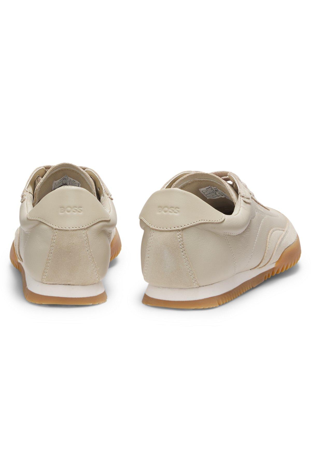Trainers in leather and suede Product Image