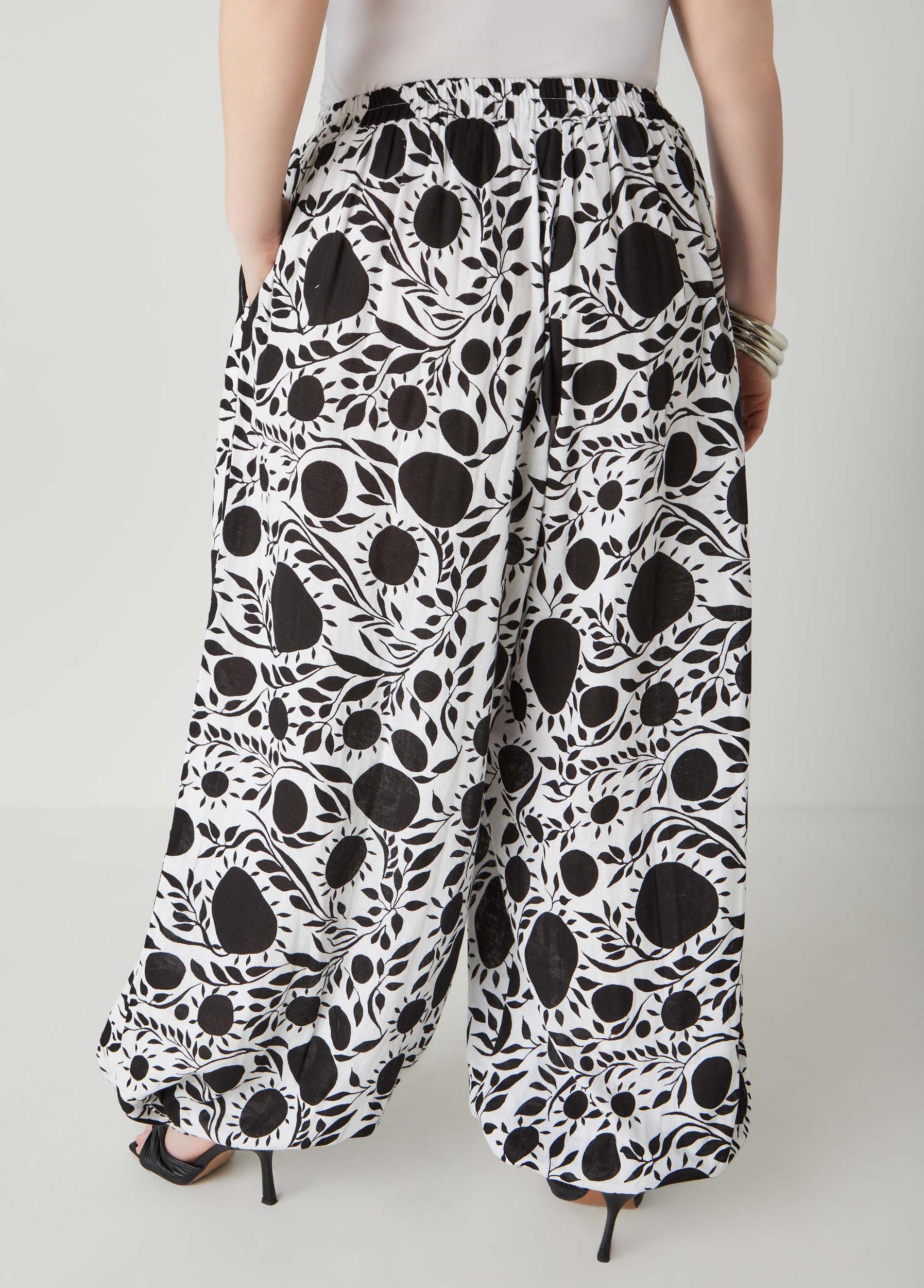 High Waist Floral Harem Pants Product Image