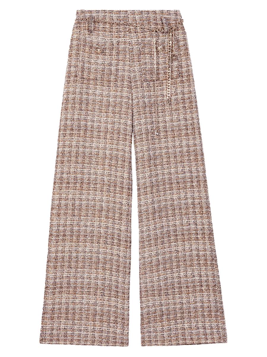 Womens Tweed Trousers Product Image