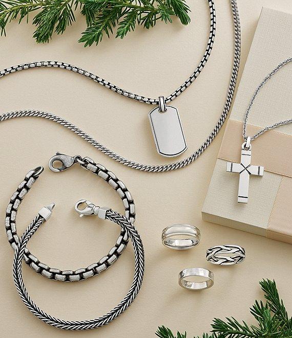 James Avery Men's Square Foxtail Bracelet Product Image