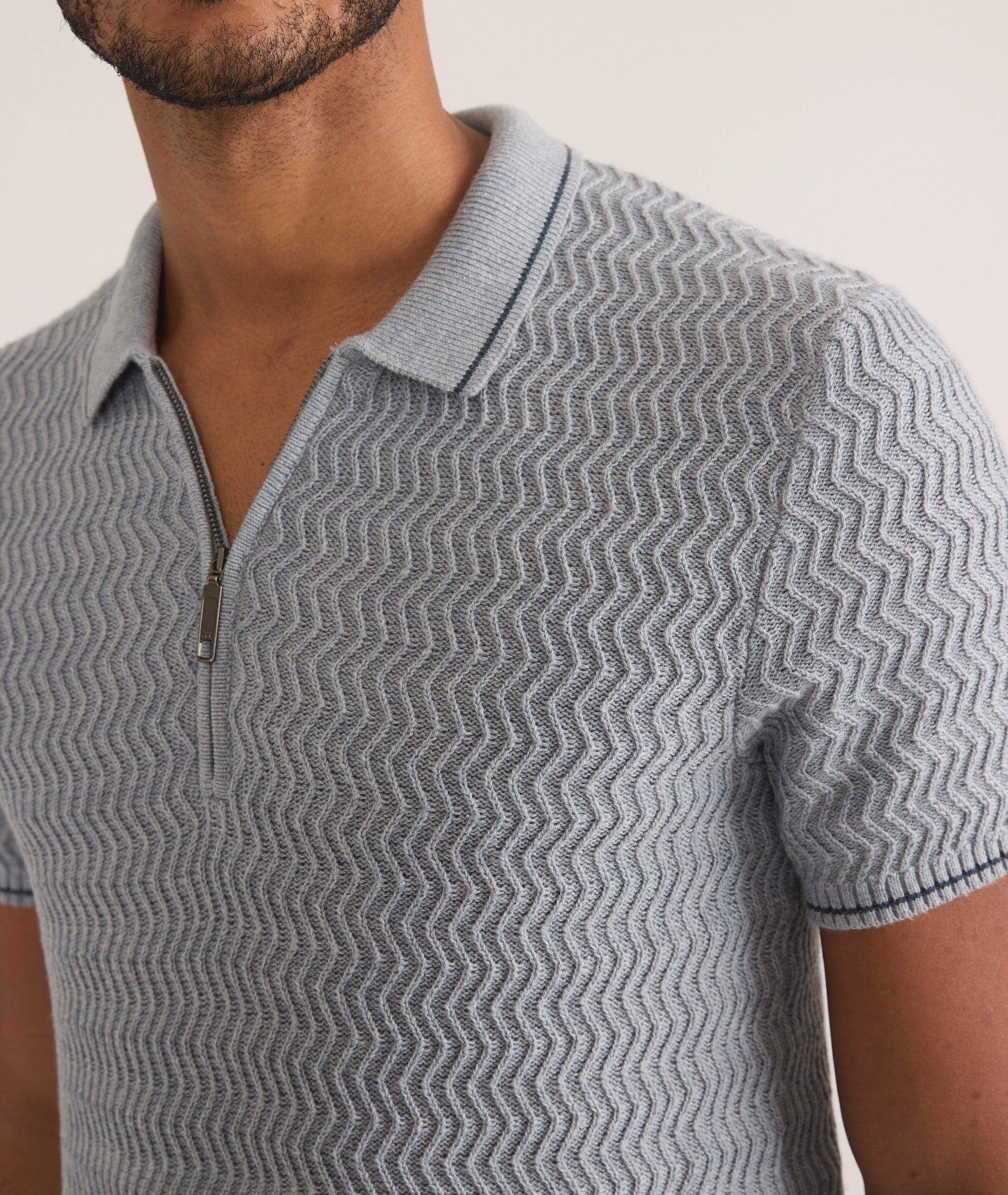 Bryce Zip Sweater Polo Product Image