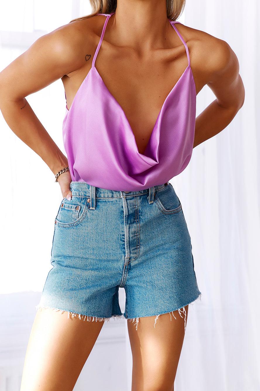 HELLO MOLLY Belle Of The Sky Top Lilac Product Image