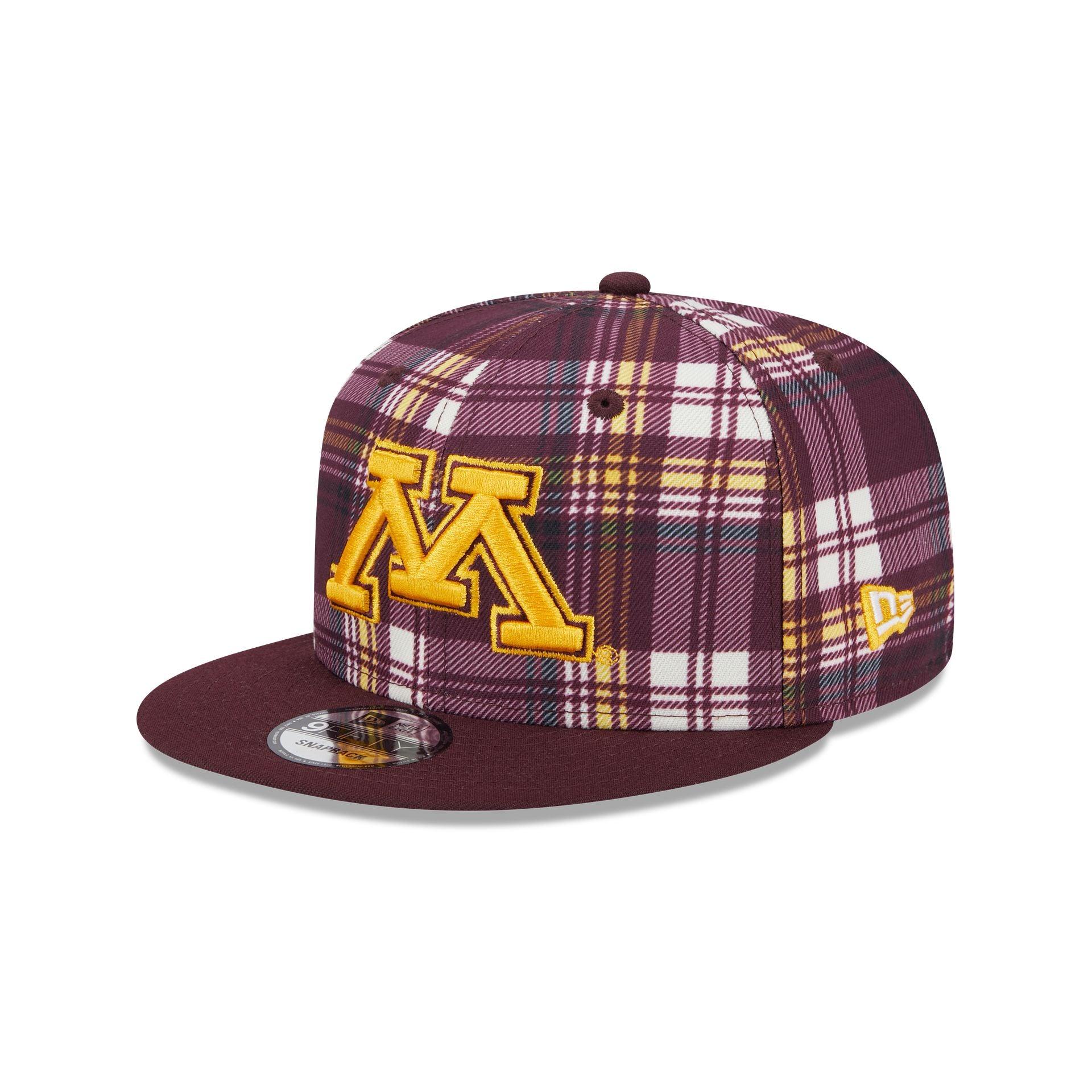 Minnesota Golden Gophers Plaid 9FIFTY Snapback Hat Male Product Image