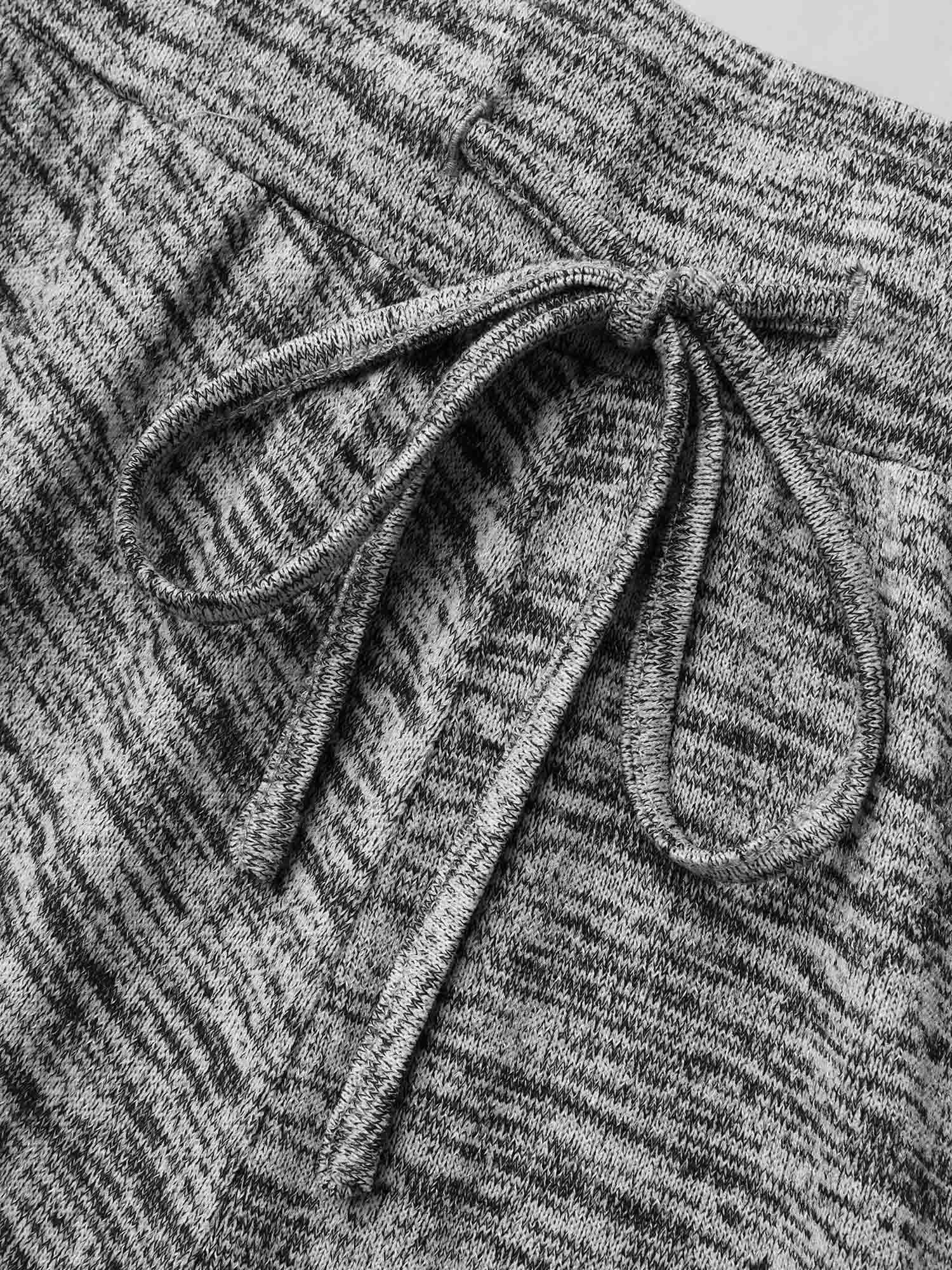 Plain Heather Drawstring Lounge Bottoms Female Product Image