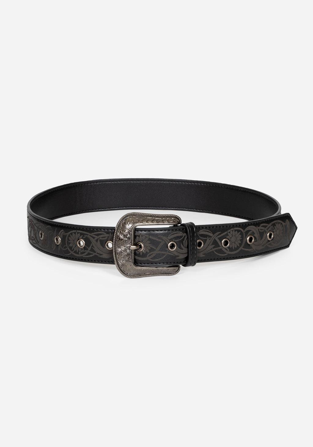 Illuminate Debossed Buckle Belt Product Image