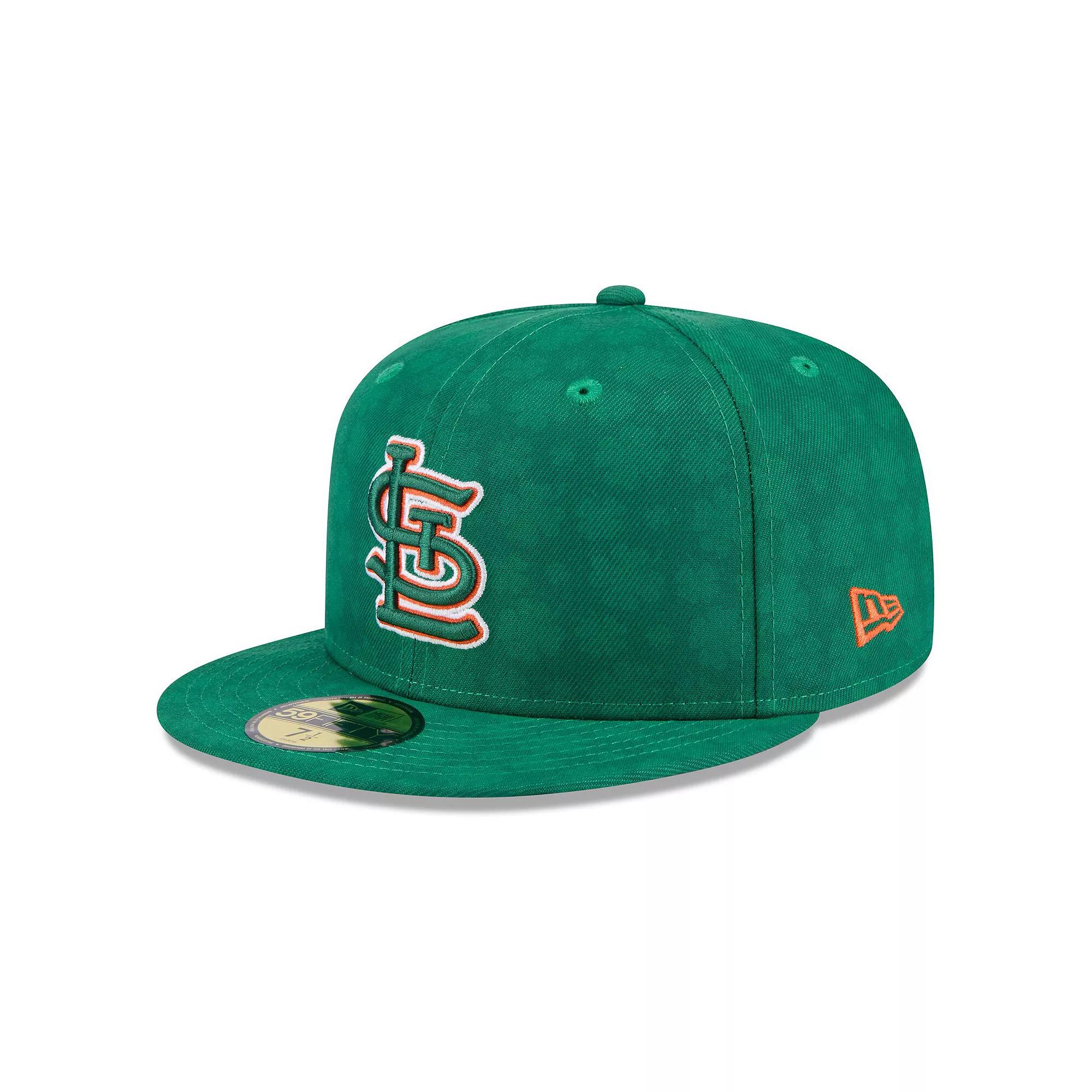 Men's New Era Kelly Green St. Louis Cardinals St. Patrick's Day 59FIFTY Fitted Hat, Size: 7 3/8 Product Image