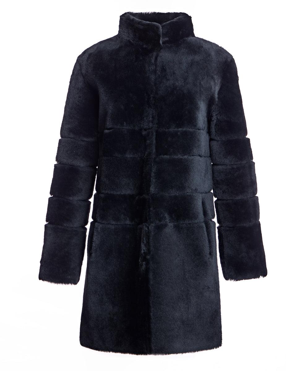 Maximilian Horizontal Shearling Jacket-Maximilian Product Image