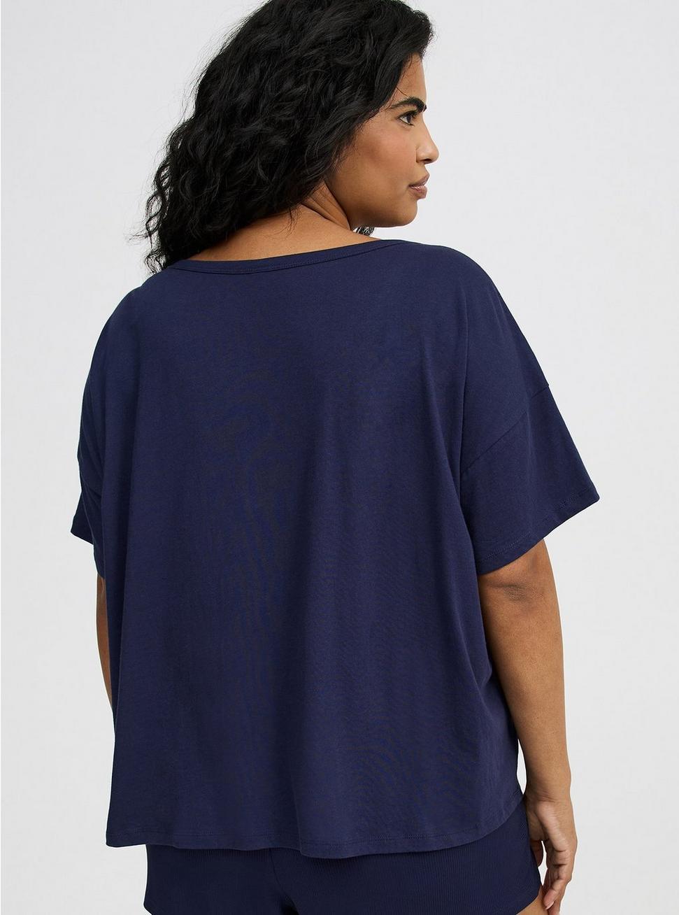 Lightweight Cotton Jersey Sleep Tee Product Image