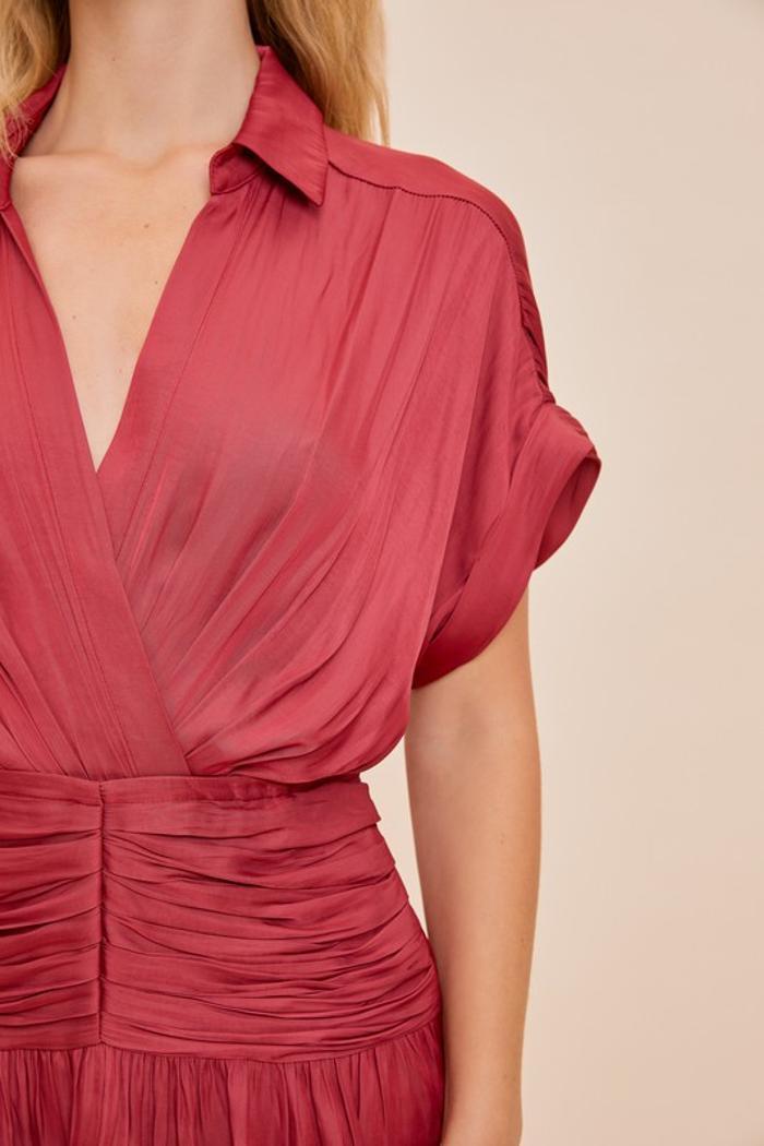 Shirring Wrap Dress Product Image