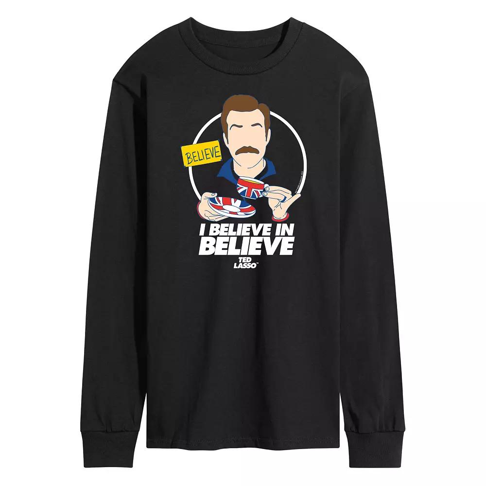 Men's Ted Lasso I Believe Long Sleeve Graphic Tee,  Product Image