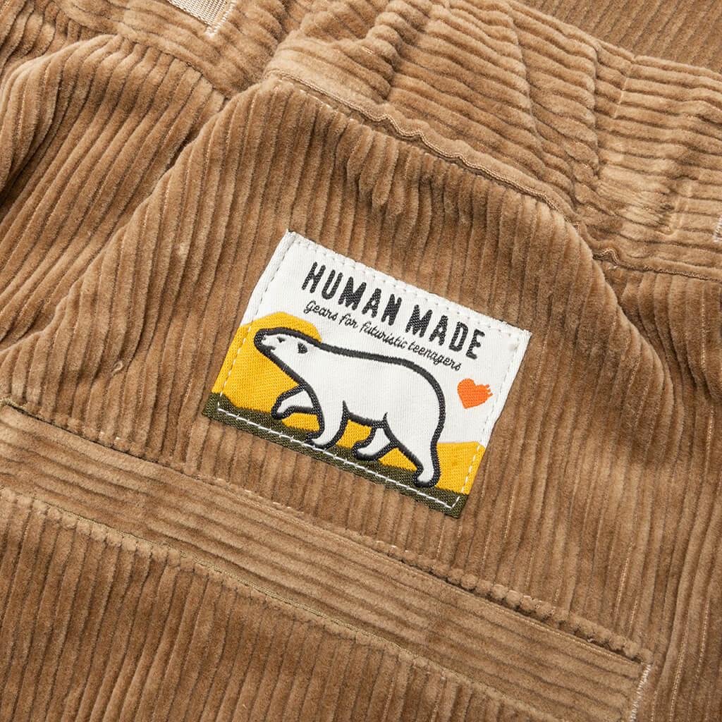 Corduroy Easy Pants - Beige Male Product Image