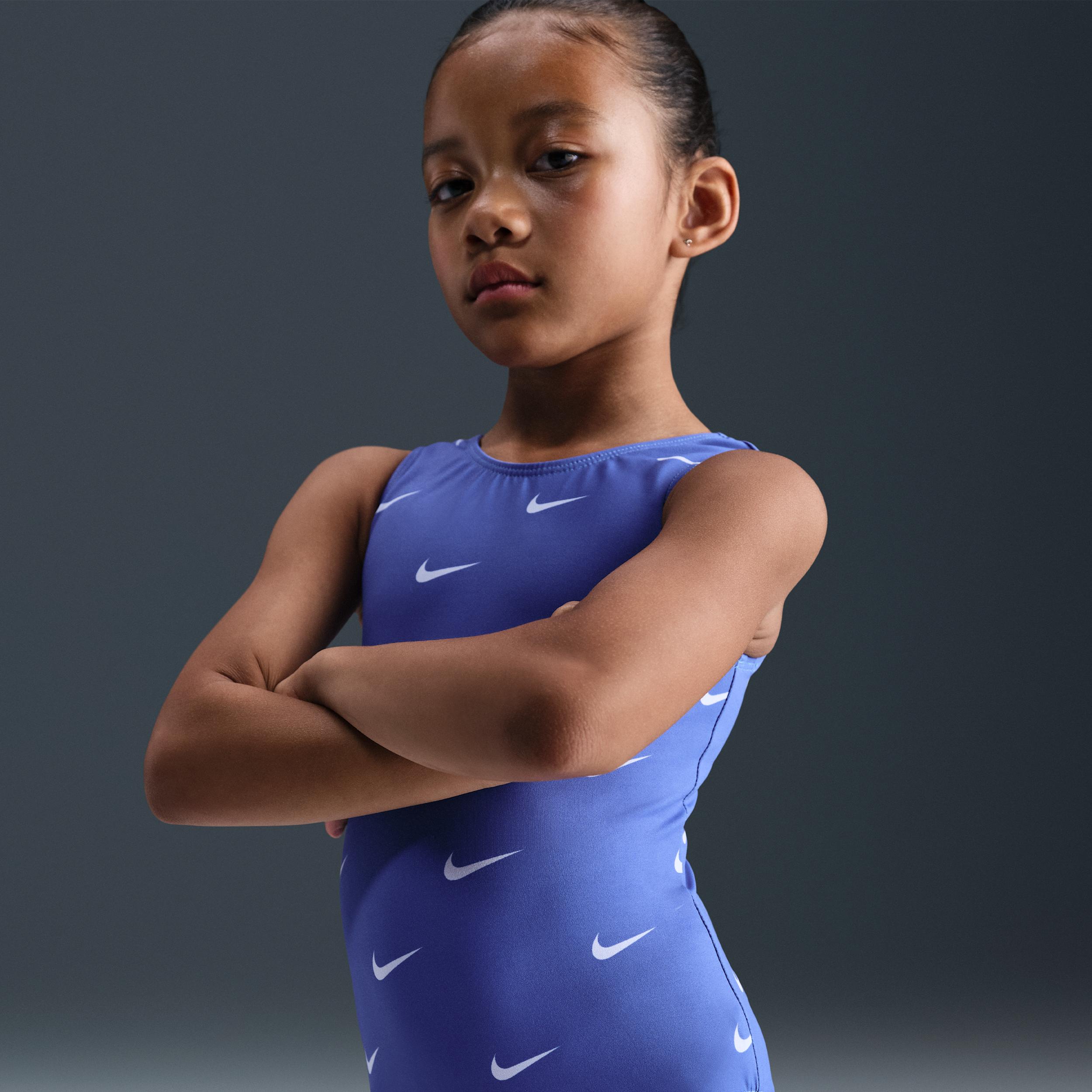 Nike Womens Gymnastics Nike Womens Repeat Swoosh Leotard | NKY024-63A Product Image