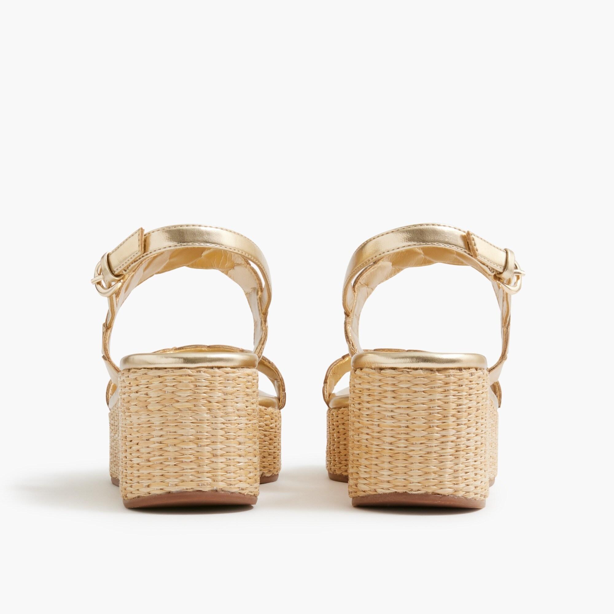 Braided wedge sandals Product Image
