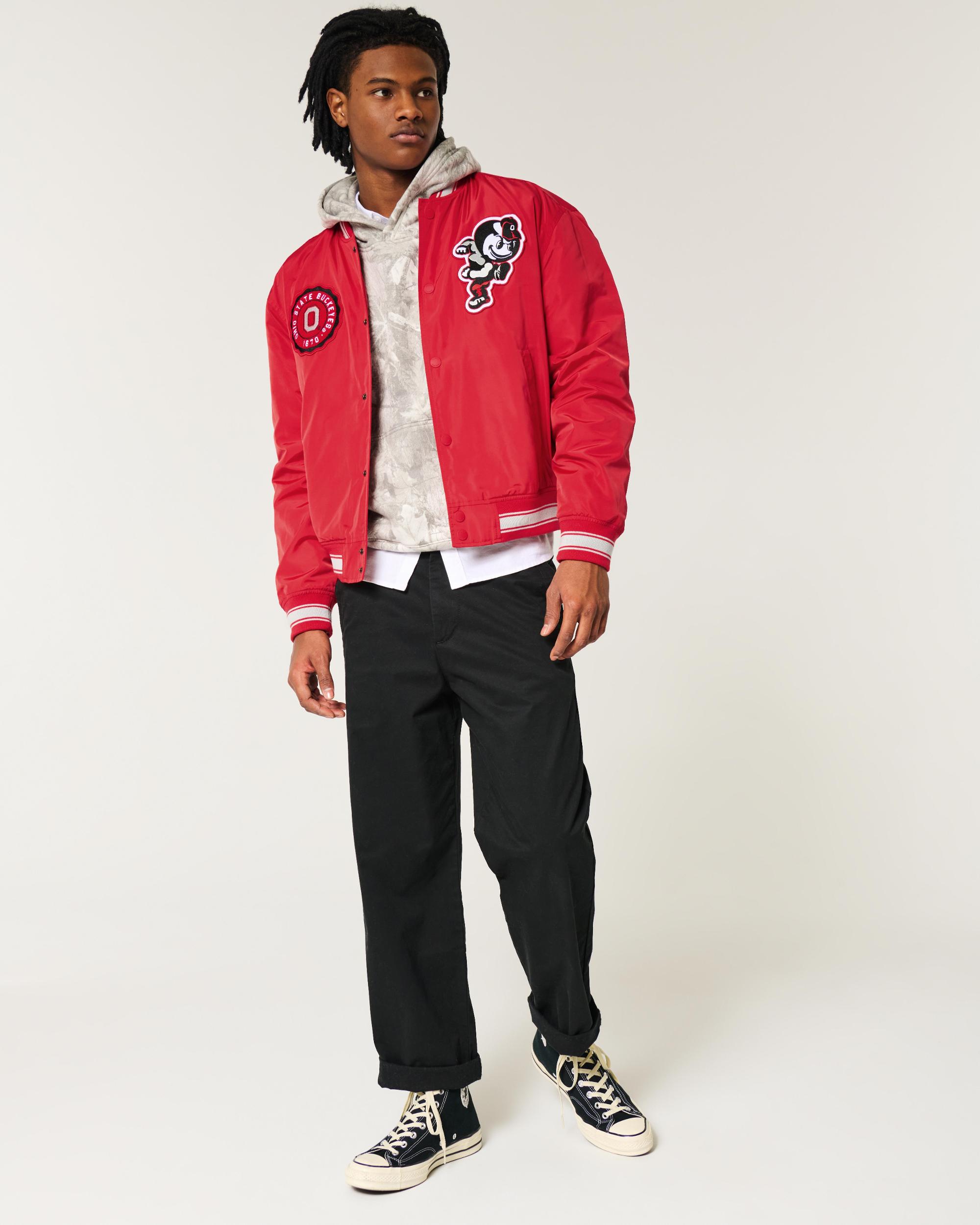 Ohio State Buckeyes Graphic Bomber Jacket Product Image