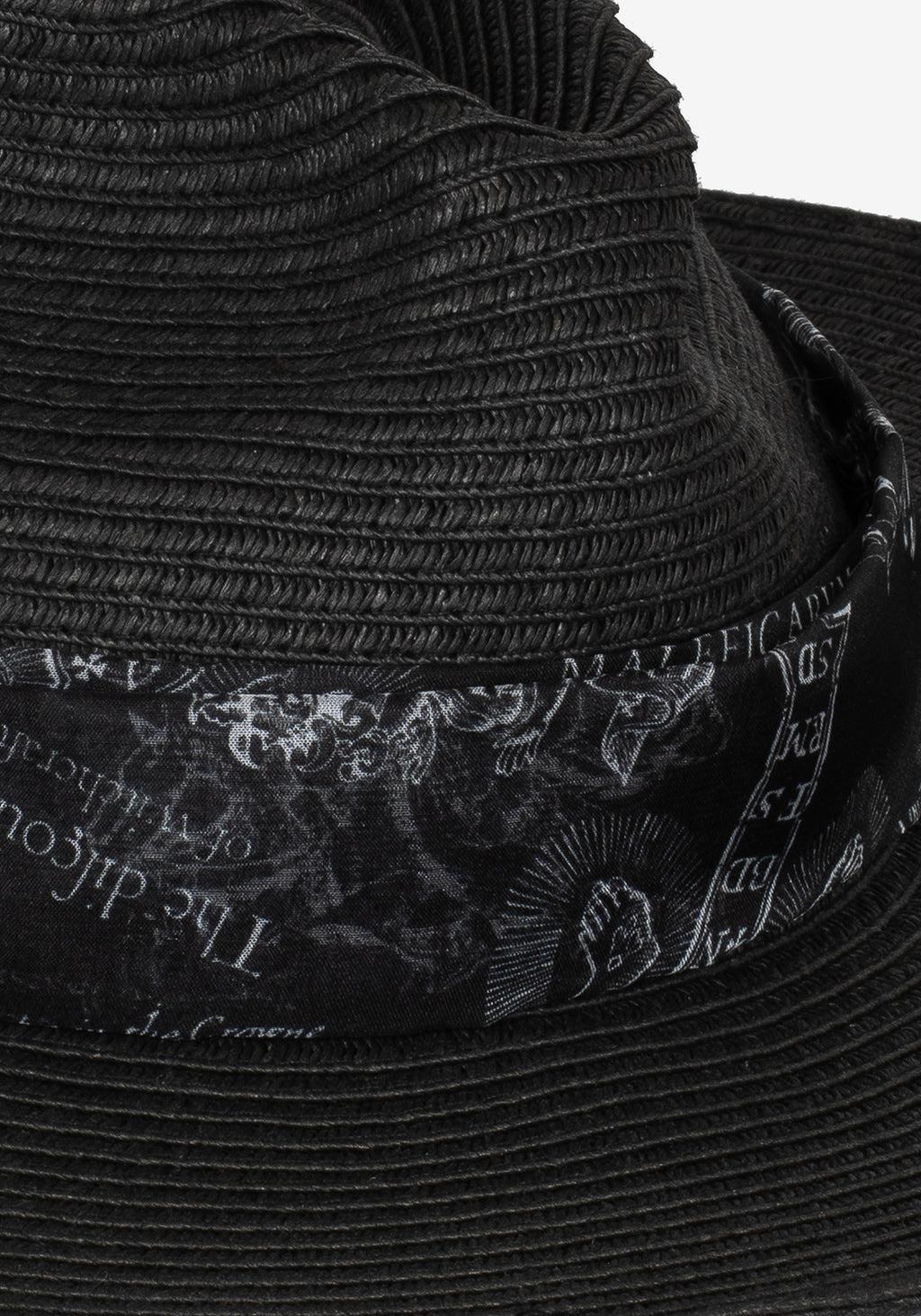 Maleficarum Tie Detail Sun Hat Product Image