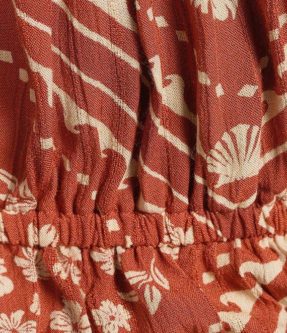 Rip Curl Soleil Long Sleeve Printed Cropped Top Product Image