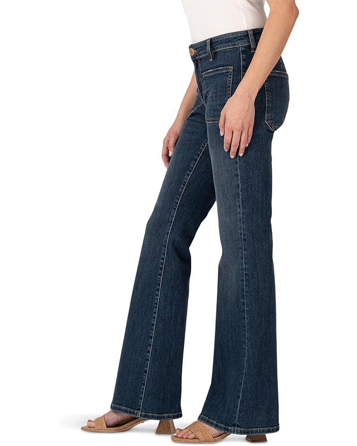 Ana High-Rise Fab Ab Flare-Baby Dn All Over Product Image