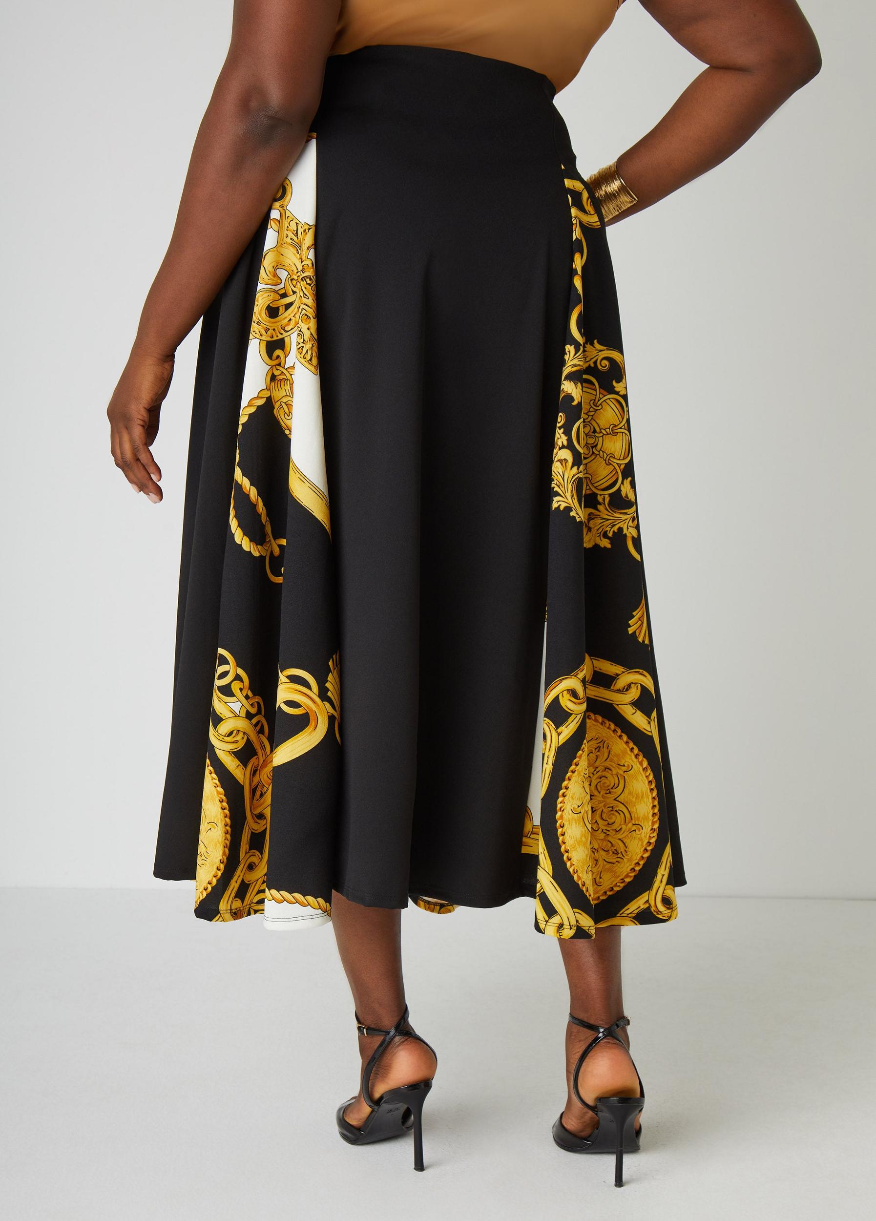 Status Print A Line Maxi Skirt Product Image