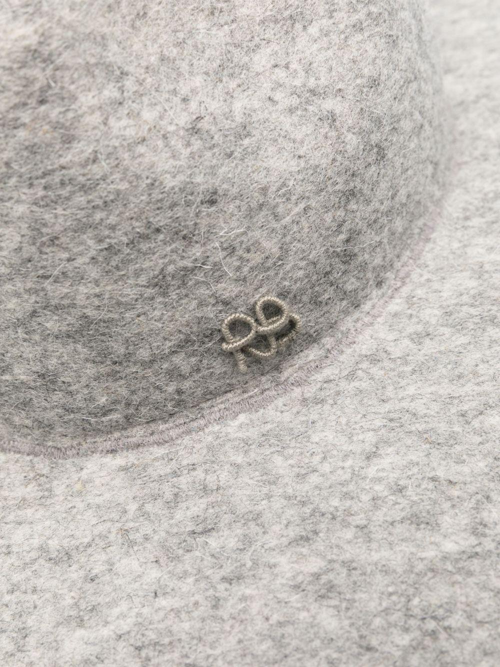 logo-appliqué fedora hat Product Image