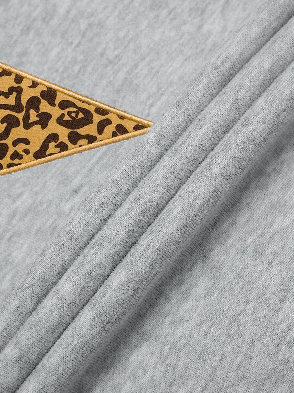 Aelfric Eden  Leopard  Oversized Hoodie Product Image