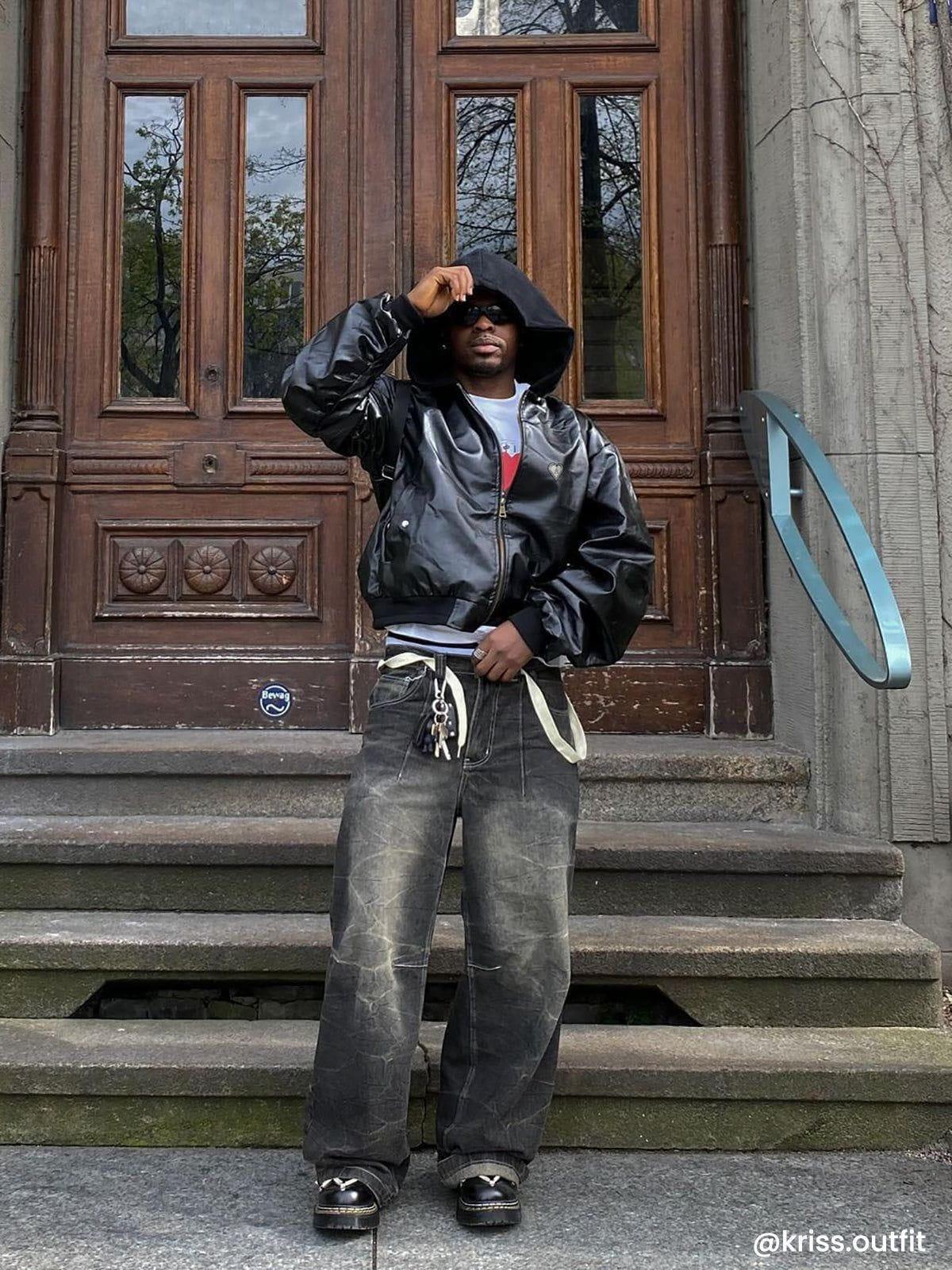 Aelfric Eden Hooded Bomber Jacket Product Image