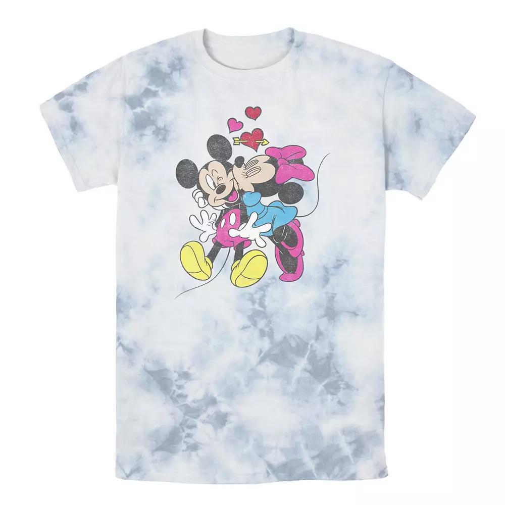 Men's Disney Mickey & Friends Valentine Couple Wash Tee,  Product Image